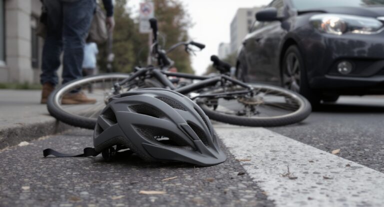 kierowca-ucieka-po-potraceniu-rowerzysty-z-dzieckiem-policja-zaprzecza-kolizji