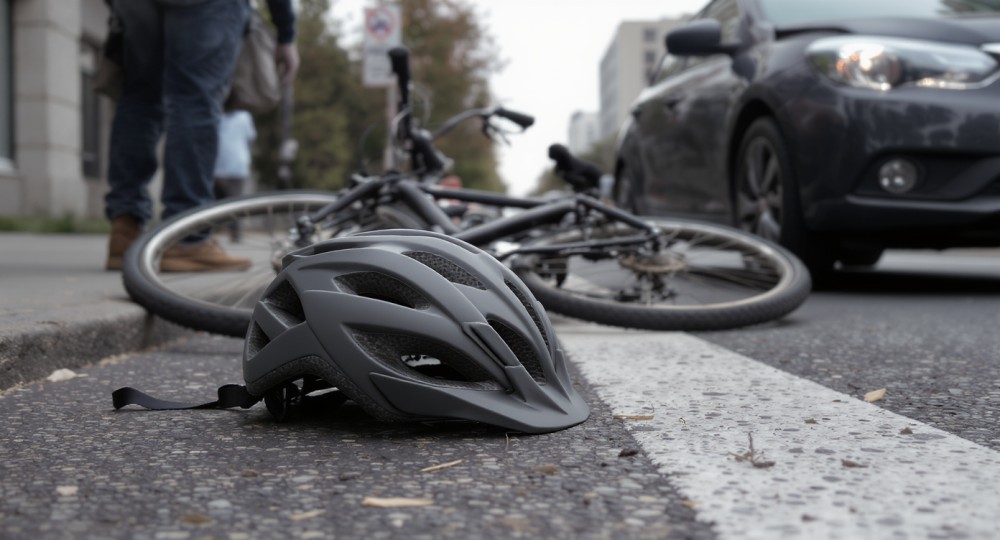 kierowca-ucieka-po-potraceniu-rowerzysty-z-dzieckiem-policja-zaprzecza-kolizji